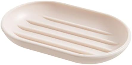 PRETYZOOM Oval Soap Box for Bathroom with Drainage