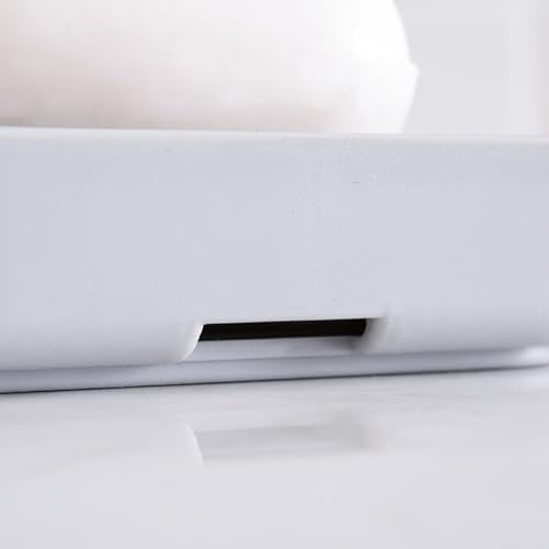 2PCS Soap Dish with Drain Container for Shower and Kitchen