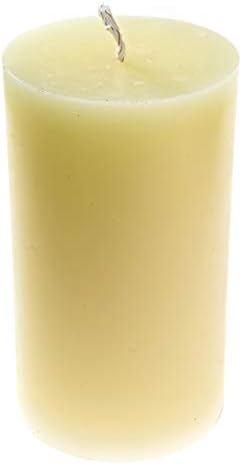 Alternative Imagination Large Beeswax Candles 80 Hour Ivory Pillar 1 Pack