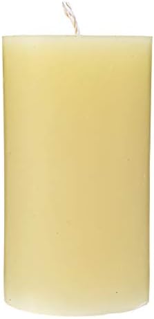 Alternative Imagination Large Beeswax Candles 80 Hour Ivory Pillar 1 Pack