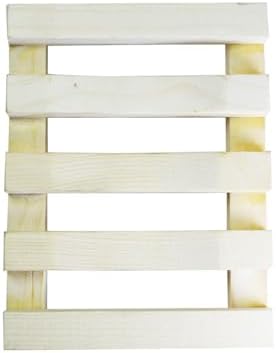 INSTUMAX Organic Wooden Soap Dish with Drainage 1