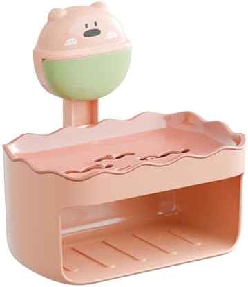 Double Layer Suction Cup Soap Dish - Light Red