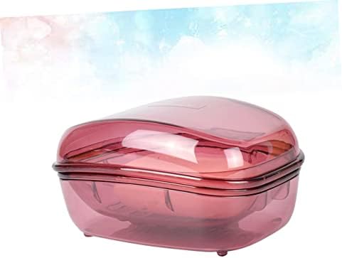 HOOTNEE Bathroom Soap Dish with Leakproof Lid and Anti-Slip Base