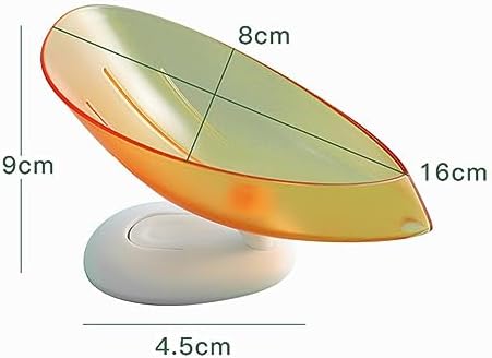 Leaf Shaped Soap Holder 3 Pack with Suction Cup