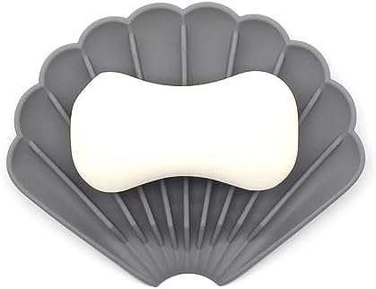 2PCS Drain Silicone Soap Dish Non-Slip Holder