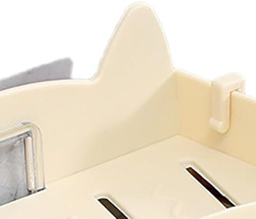 Cute Cat Wall Mounted Soap Holder for Bathroom Beige