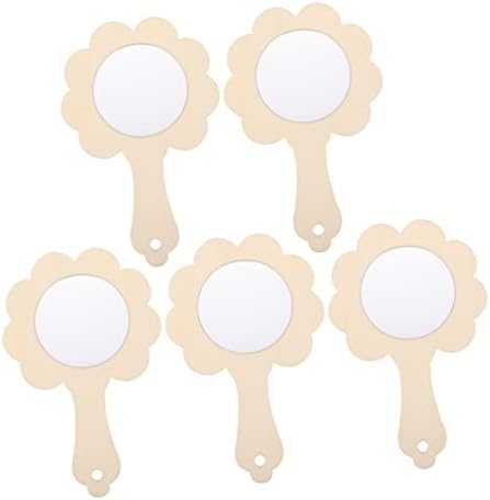 Angoily 5pcs Wooden Mirror Set for Kids