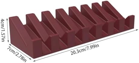Silicone Soap Dish with Waterfall Drain Hot Pink