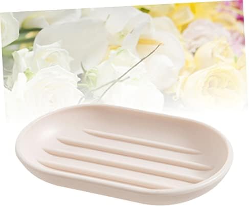Cabilock Oval Soap Dish Pp Material Draining Holder