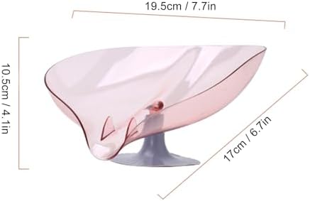Roseate Soap Holder with Suction Cup for Shower and Kitchen