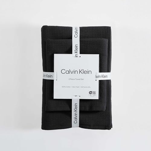 Calvin Klein Bath Towel Set - 3-Piece Cotton Towels