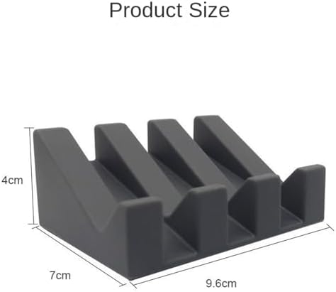 Silicone Soap Holder with Drainage for Bath and Kitchen