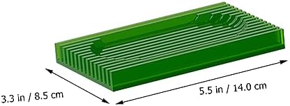 FOYTOKI Sturdy Acrylic Soap Holder for Bathroom Kitchen