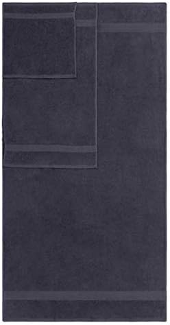 Superior 18-Piece Cotton Towel Set Navy Blue