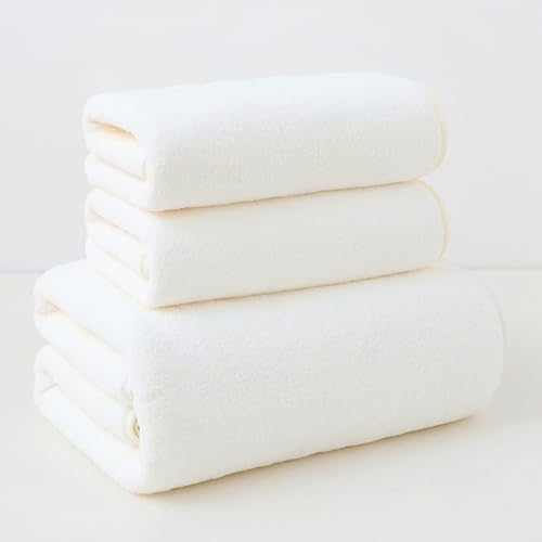 Triflice Coral Fleece Towel Set of 3 - Beige