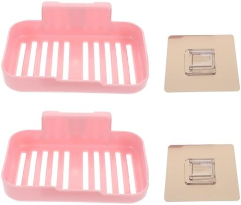 Cabilock 2pcs Wall Mounted Shower Soap Holder