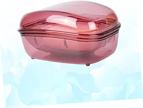 BRIGHTFUFU Plastic Soap Box with Lid Leakproof Holder