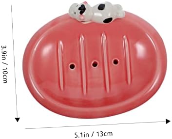 LIFKOME Ceramic Soap Dish for Shower and Bathroom Use 1