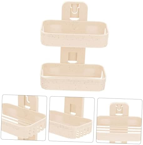 FONDOTIN Double Layer Wall Mount Soap Holder