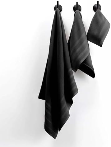 Hearth Harbor 6 Piece Bath Towel Set - 100 Ring Spun Cotton