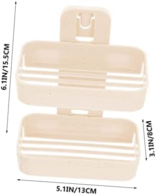 Modern Design Wall Mounted Soap Dish with Suction Cup Holder 1