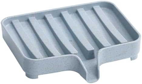 Durable Soap Holder with Drainage and Striped Design