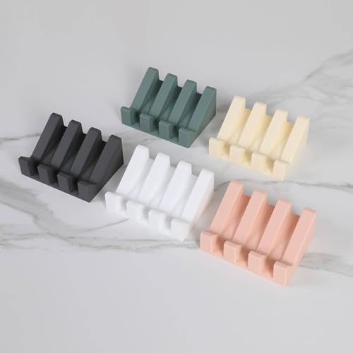 Silicone Soap Holder with Drainage for Bath and Kitchen