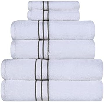 Superior Turkish Cotton Ultra-Plush 6-Piece Towel Set 1