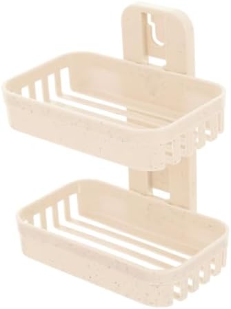 Ciieeo Double Layer Wall Mount Soap Dish Holder
