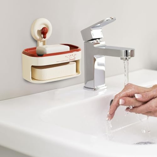 KIEUIENK Suction Cup Soap Holder for Shower