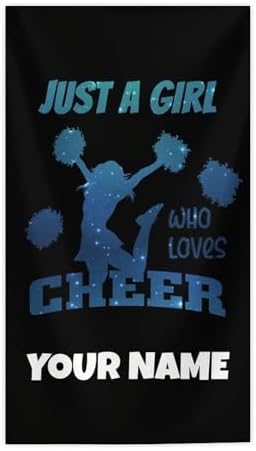 Personalized Beach Towel with Name for Kids and Girls