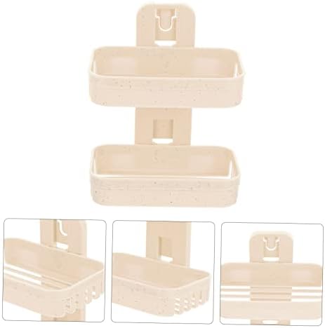 Ciieeo Double Layer Wall Mount Soap Dish Holder
