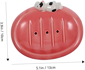 Cute Ceramic Soap Holder for Bathroom Kitchen