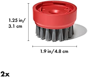 OXO Outdoor Kitchen Soap Dispensing Brush Heads Set of 2