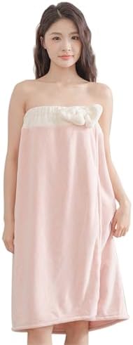 IPENNY Womens Spa Bath Wrap Towel with Bow