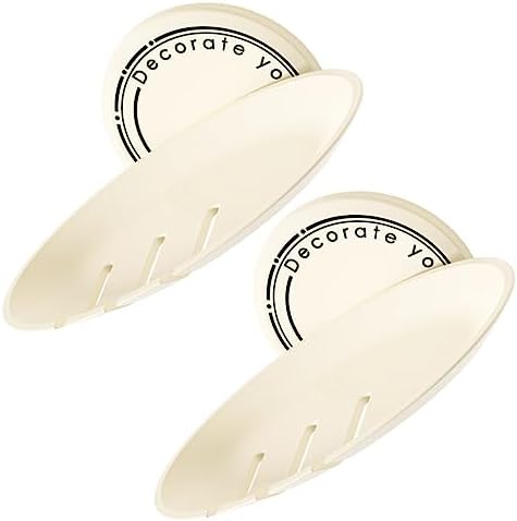 2pcs Wall Mounted Self Adhesive Soap Holder for Bathrooms