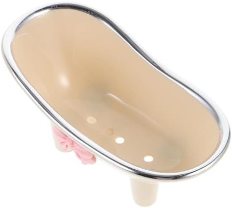 PRETYZOOM Bathtub Shaped Soap Dish Cute Design