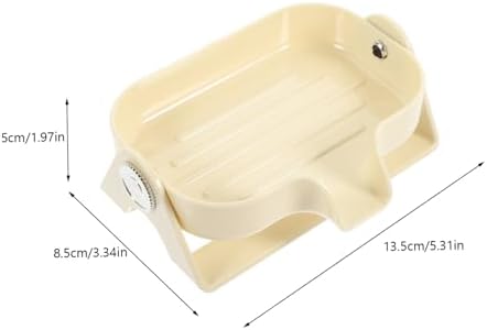 COSMEVIVI Self-Draining Soap Holder for Bathroom Kitchen