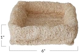 Creative Co-Op Natural Loofah Soap Dish