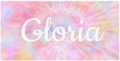 Personalized Beach Towel with Names - Custom Microfiber