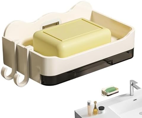 Generic Soap Dish - 52x33x16in Rectangular Bath Holder with Removable Design