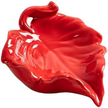 Gaolinci Leaf Shape Soap Holder Ceramic Dish 1