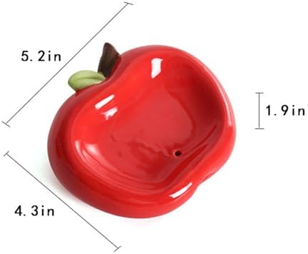 RockTrend Apple-Shaped Ceramic Soap Dish