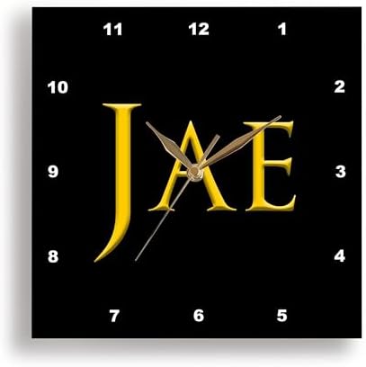 3dRose Wall Clock Silent - 13 Inch Beautiful Baby Boy Name