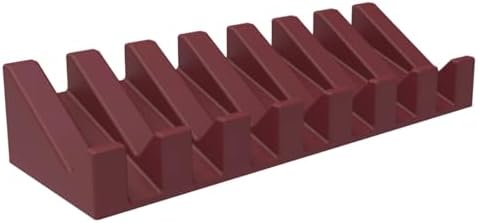 Silicone Soap Dish with Waterfall Drain Hot Pink
