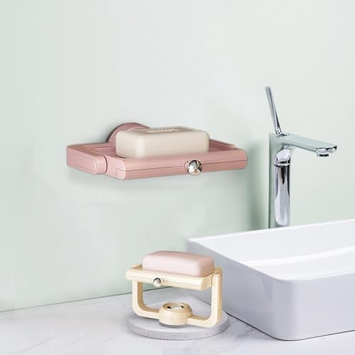 360 Rotatable Suction Cup Soap Holder - Beige