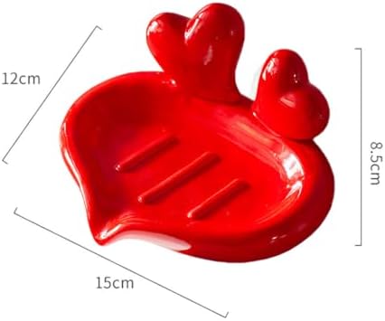 WAIT FLY Heart to Heart Soap Holder - Red 1 PCS