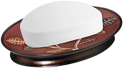 Popular Bath 780130 Aubury Soap Dish Burgundy 1