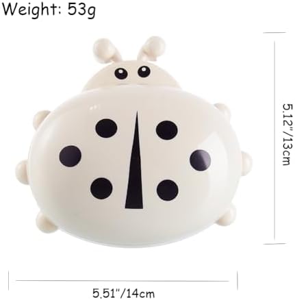 Self Draining Soap Holder with Ladybug Design