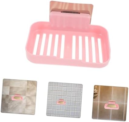 Space-Saving Bath Soap Dish Wall-Mounted Anti-Slip Adhesive Holder 1
